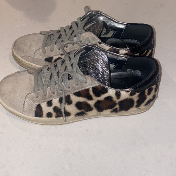 P448 John Leopard Low-Top Sneakers 37 - Picture 9 of 11
